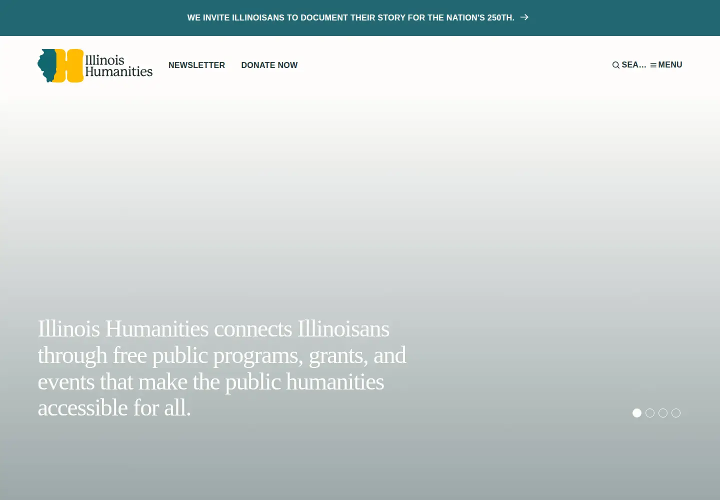 Screenshot of ilhumanities.org