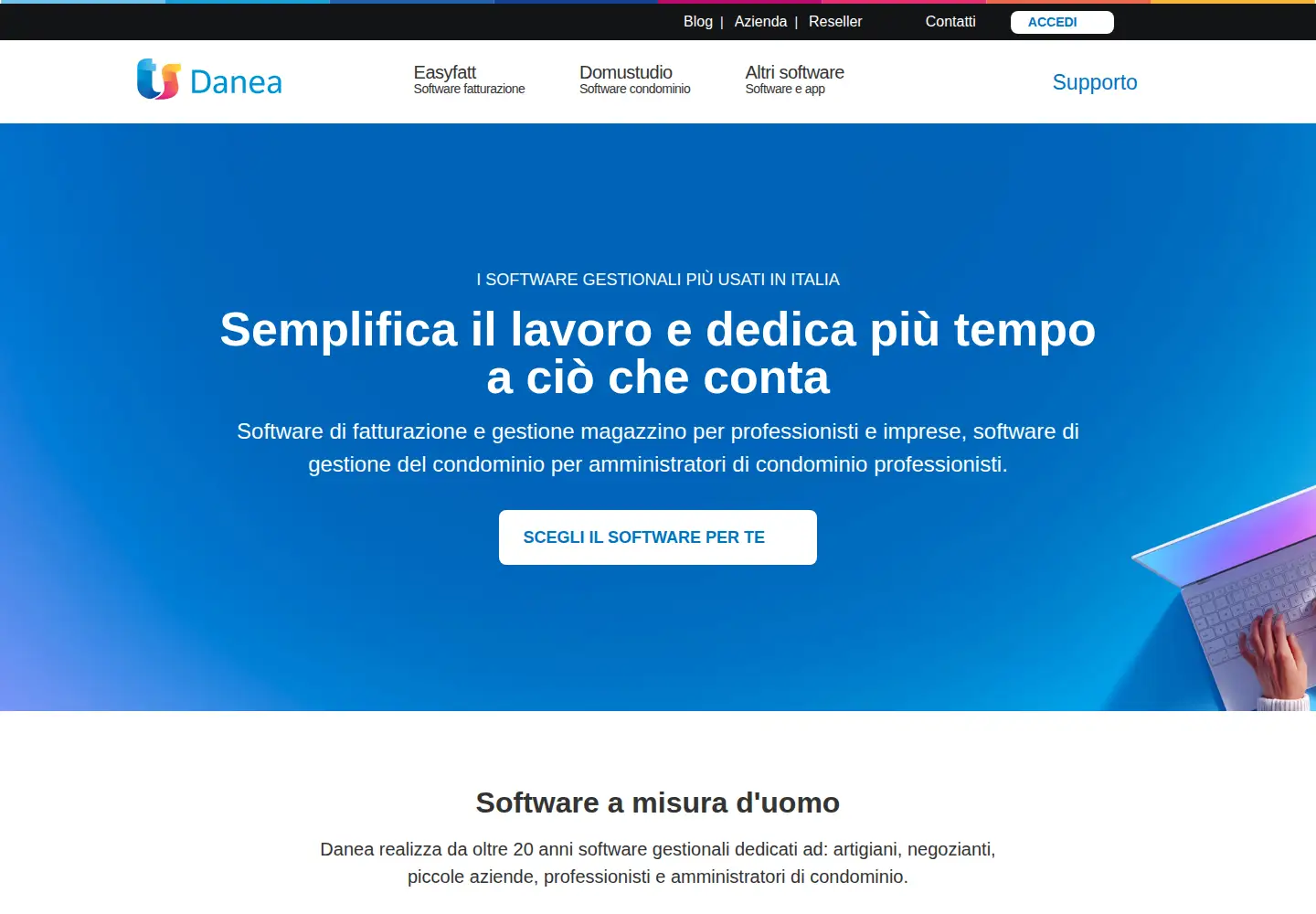 Screenshot of danea.it