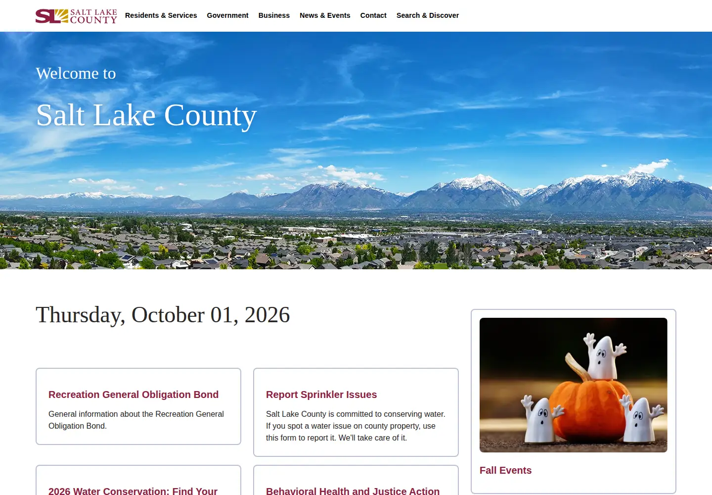 Screenshot of slco.org