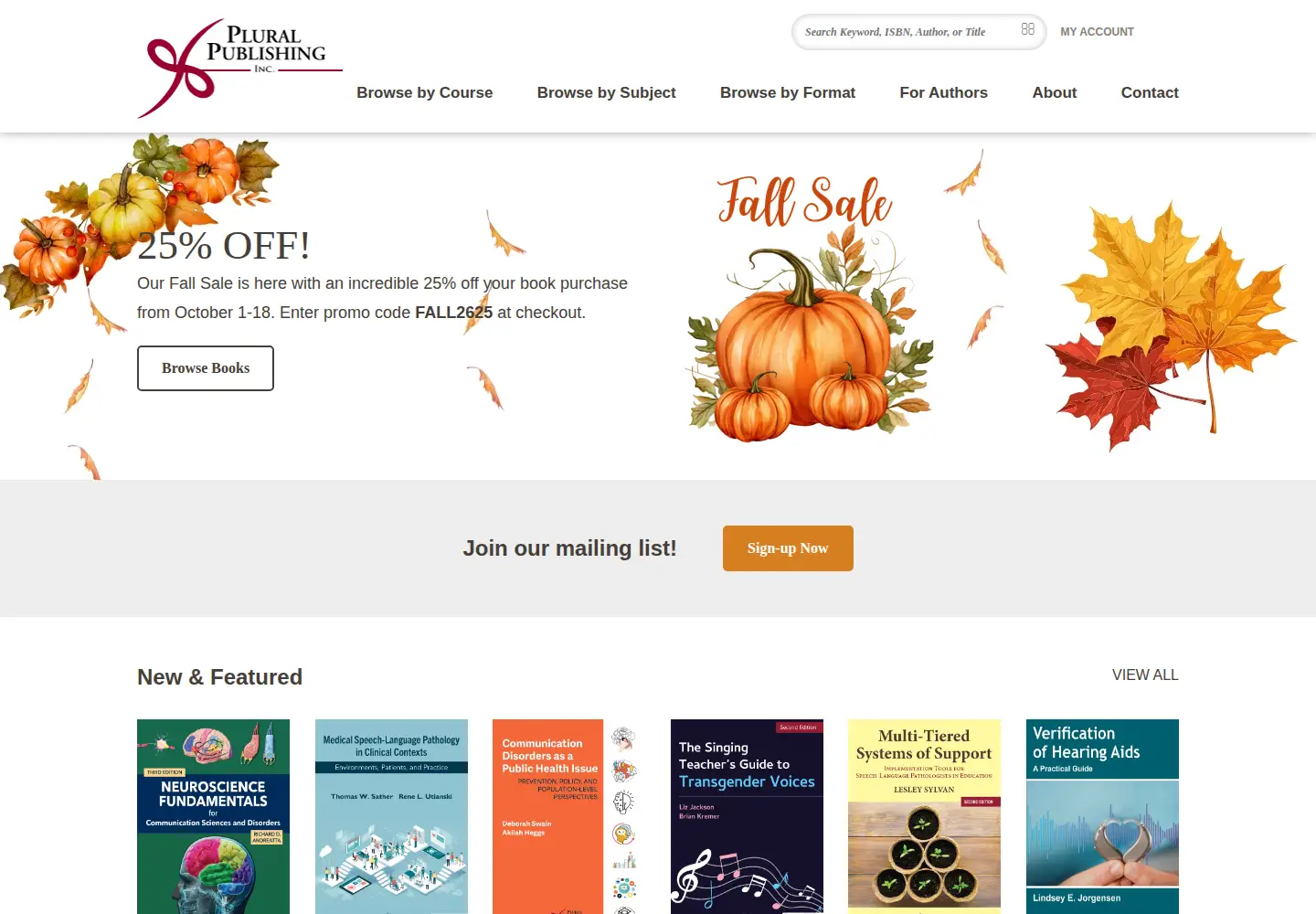 Screenshot of pluralpublishing.com