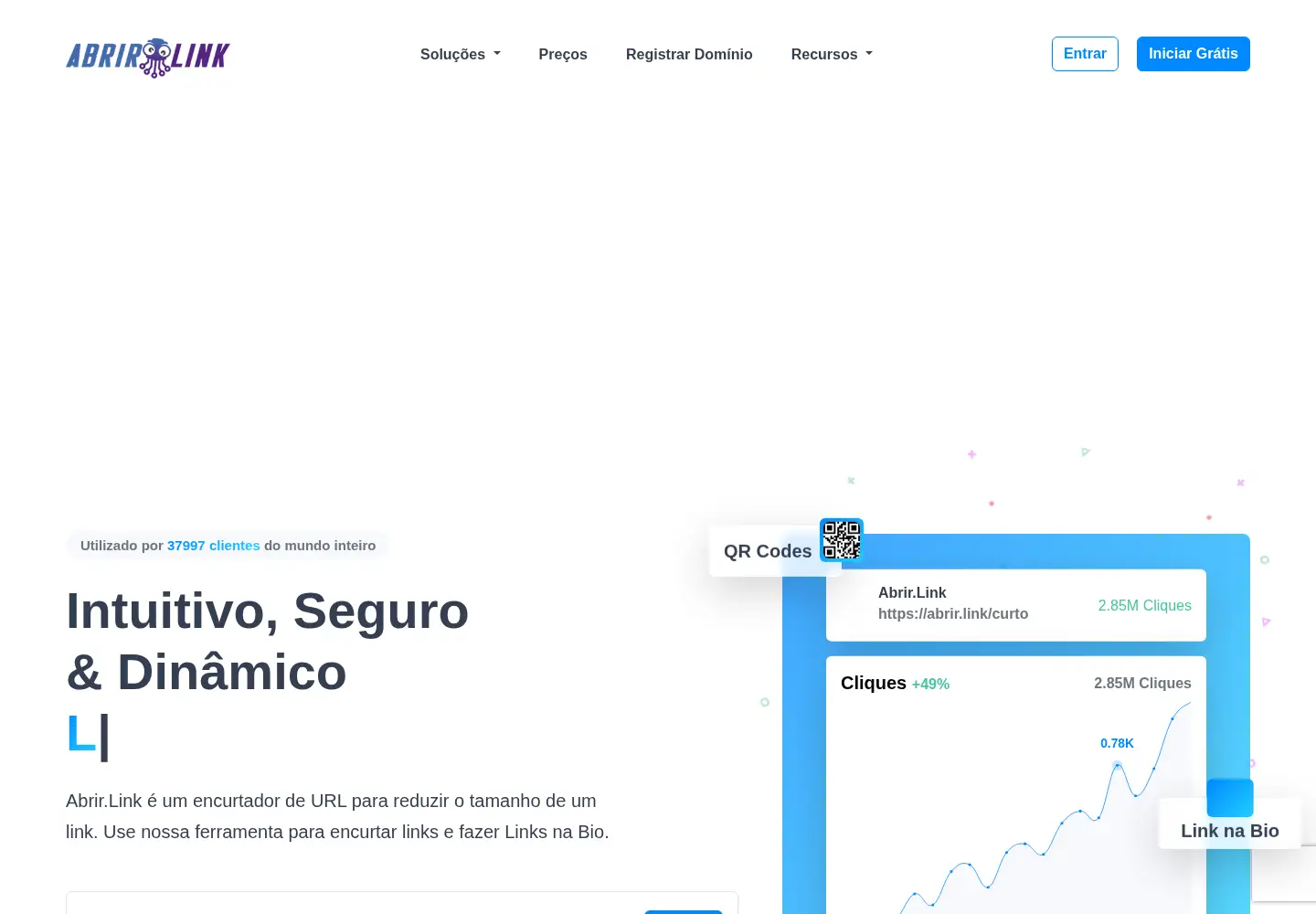 Screenshot of abrir.link
