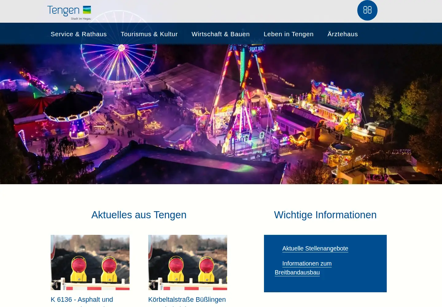 Screenshot of tengen.de