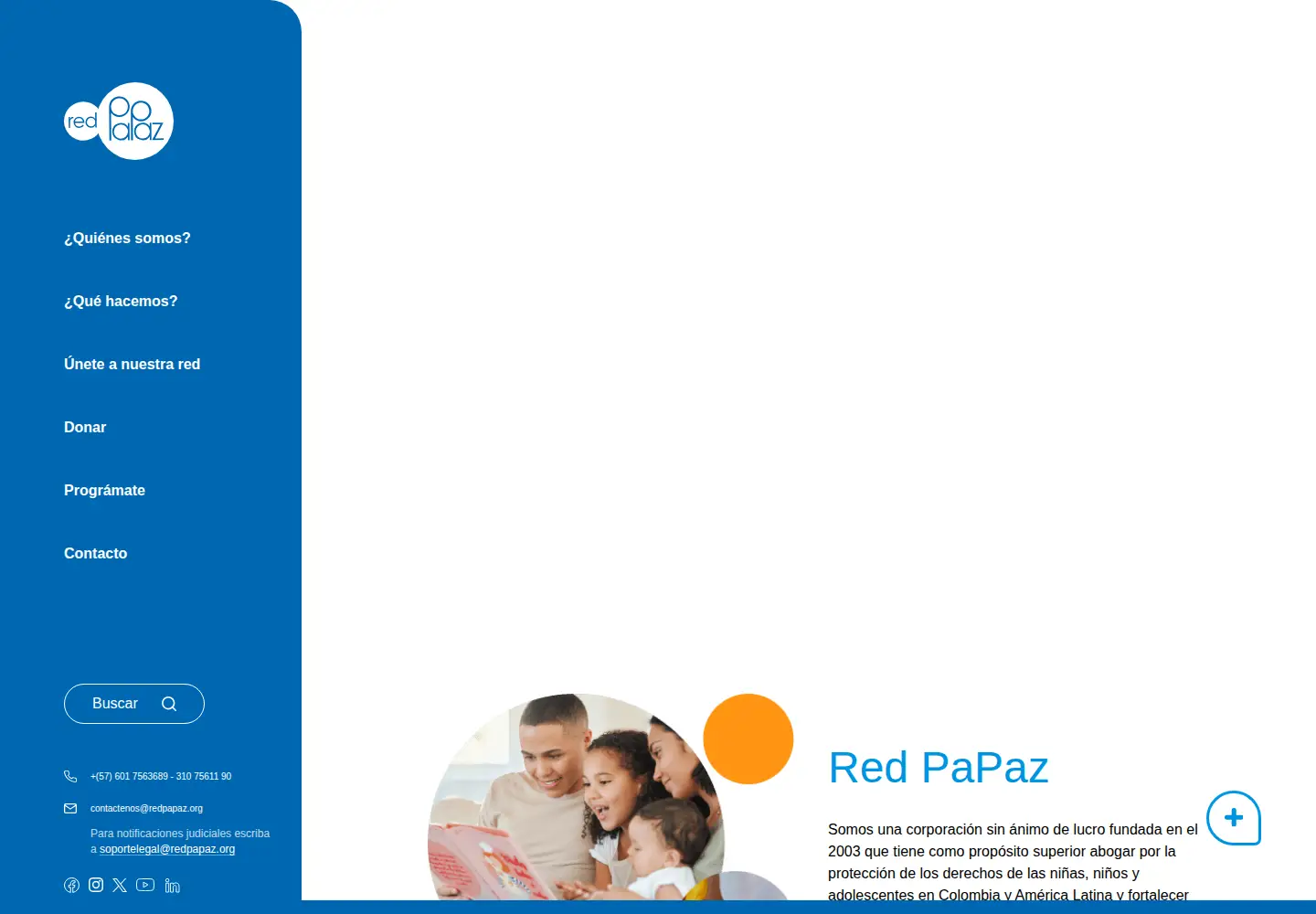 Screenshot of redpapaz.org