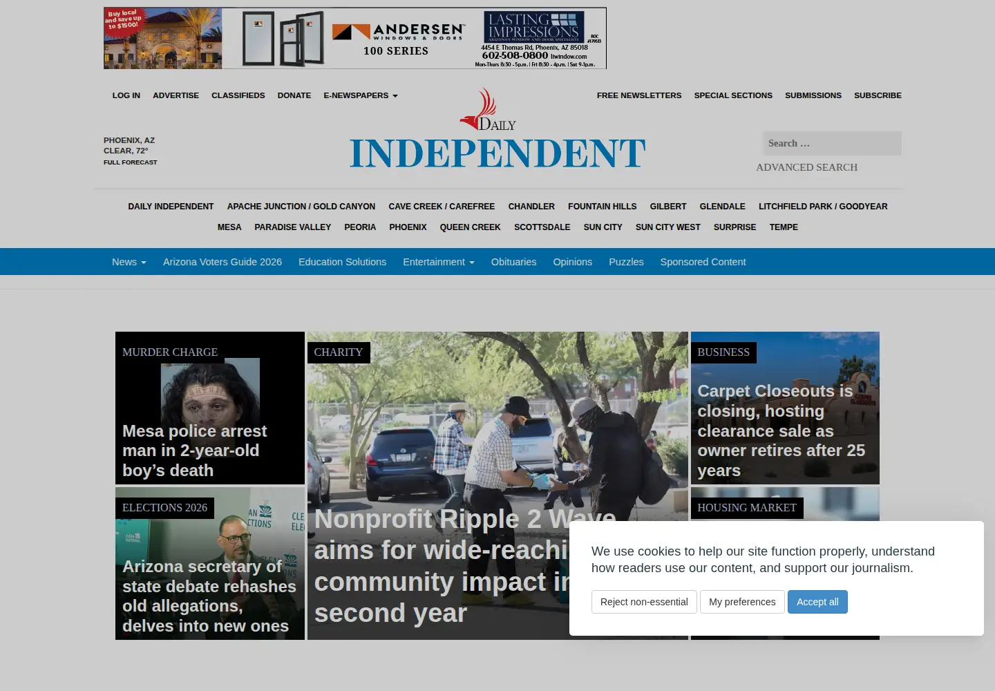 Screenshot of yourvalley.net