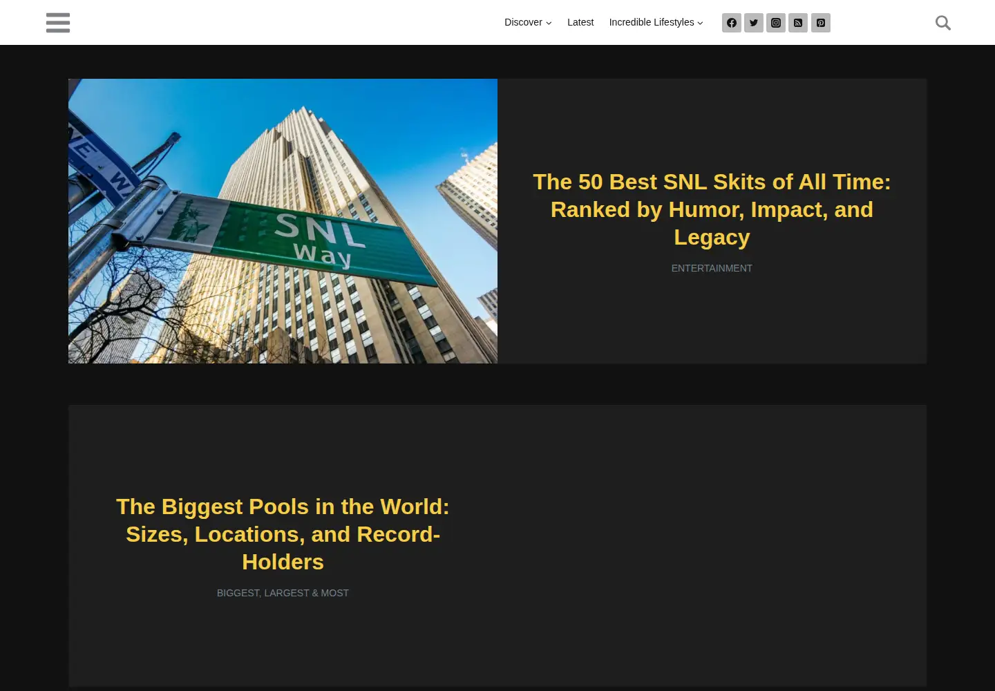 Screenshot of incrediblethings.com