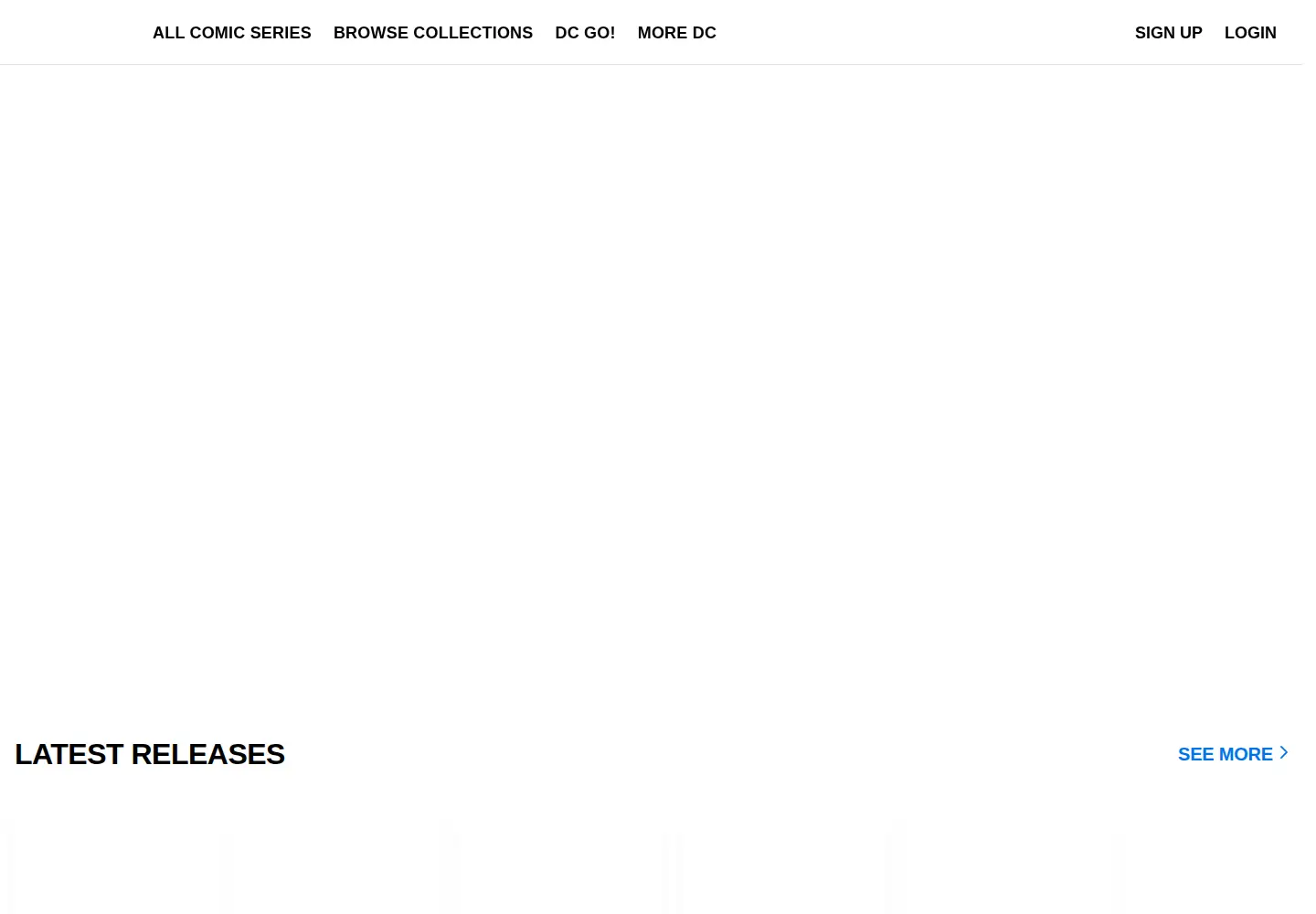 Screenshot of dcuniverseinfinite.com