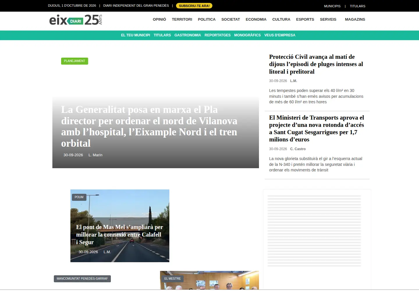 Screenshot of eixdiari.cat