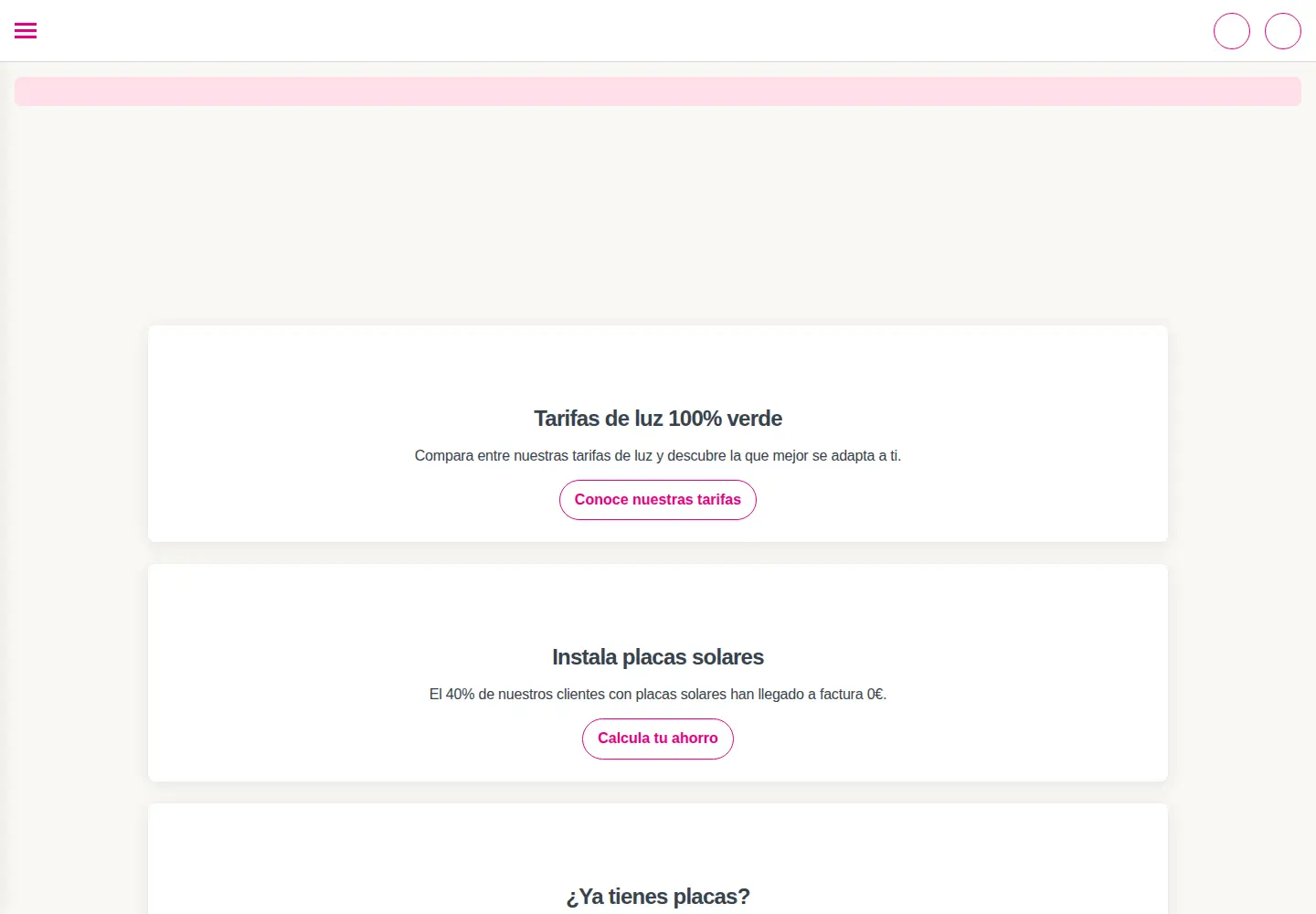 Screenshot of holaluz.com