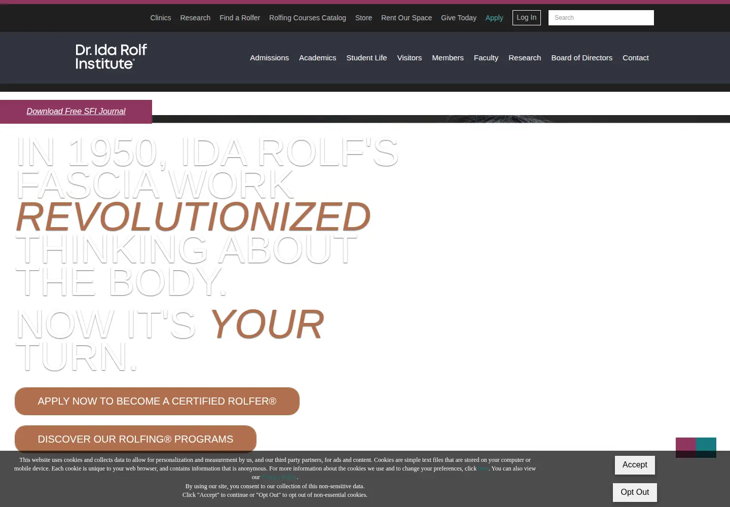 Screenshot of rolf.org