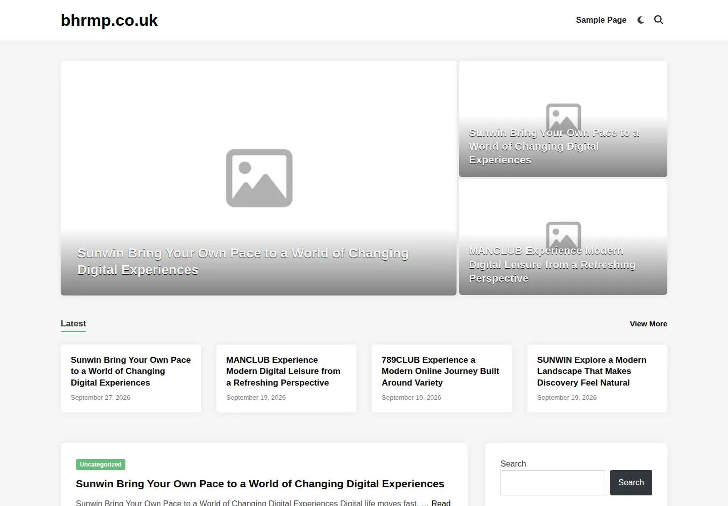 Screenshot of bhrmp.co.uk