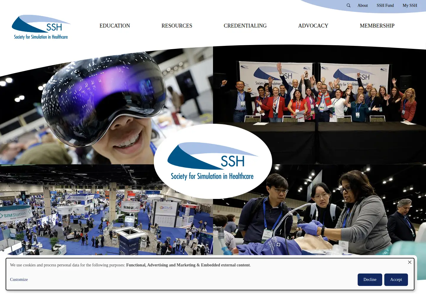 Screenshot of ssih.org