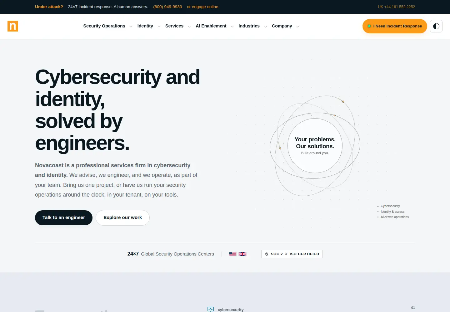 Screenshot of novacoast.com