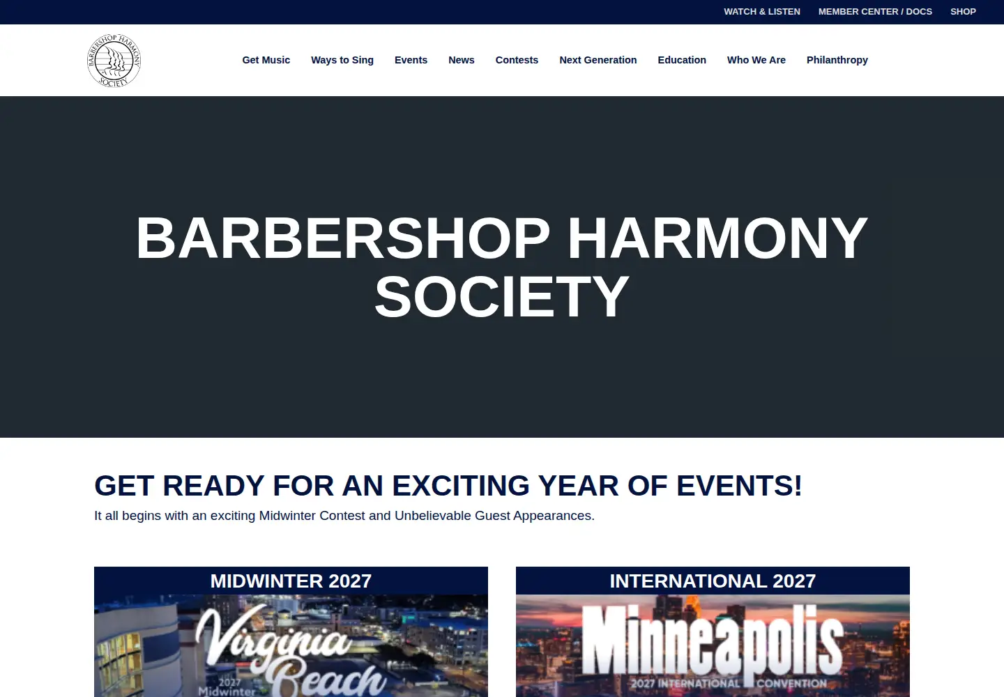 Screenshot of barbershop.org