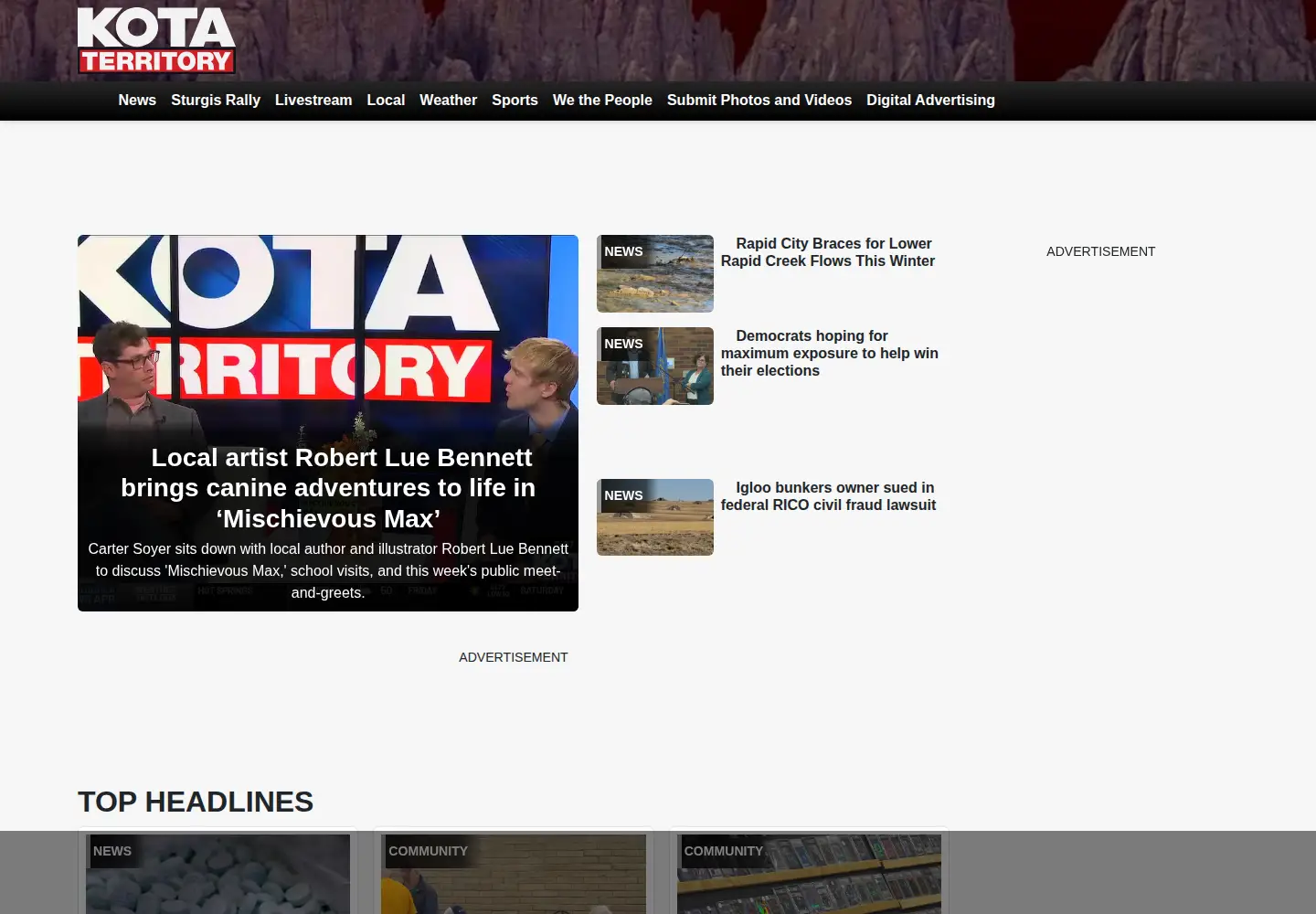 Screenshot of kotatv.com