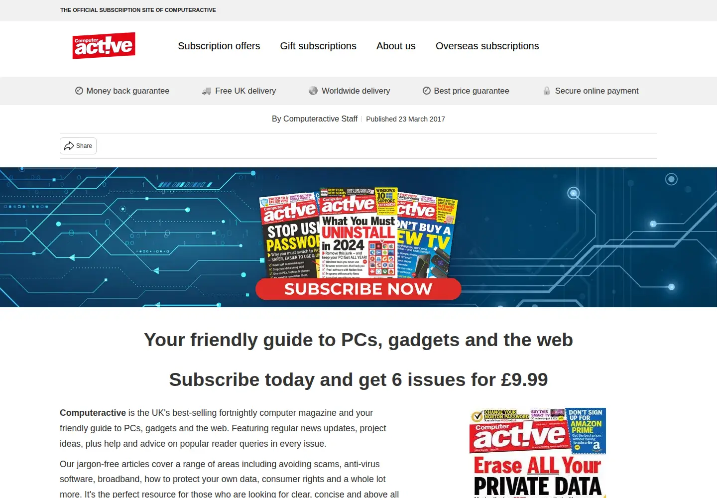Screenshot of computeractive.co.uk