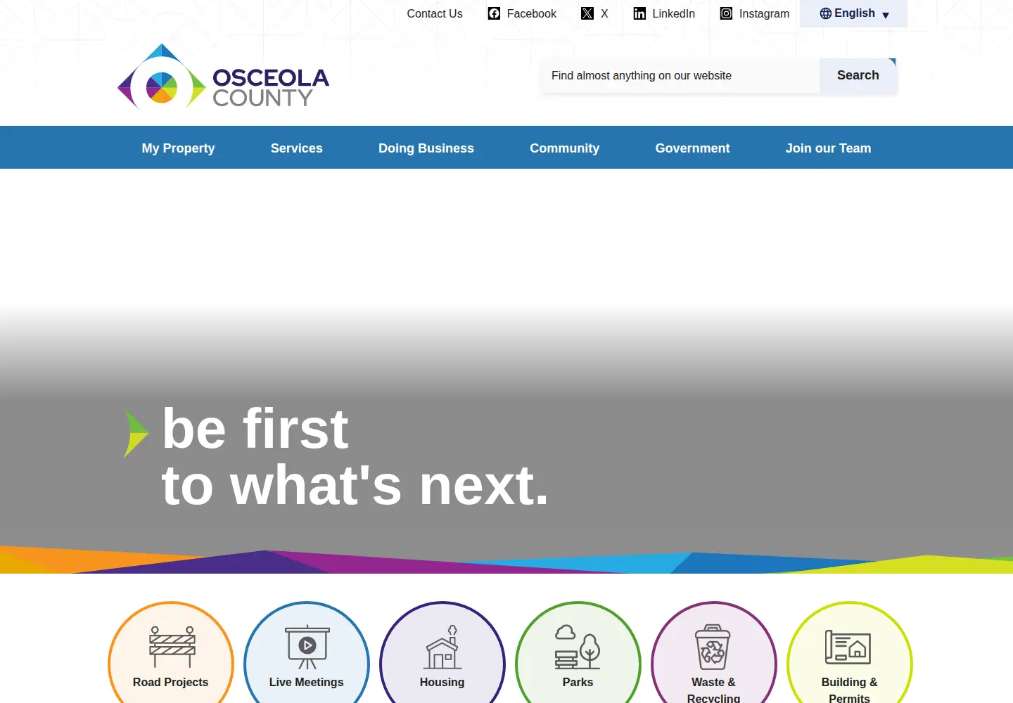 Screenshot of osceola.org