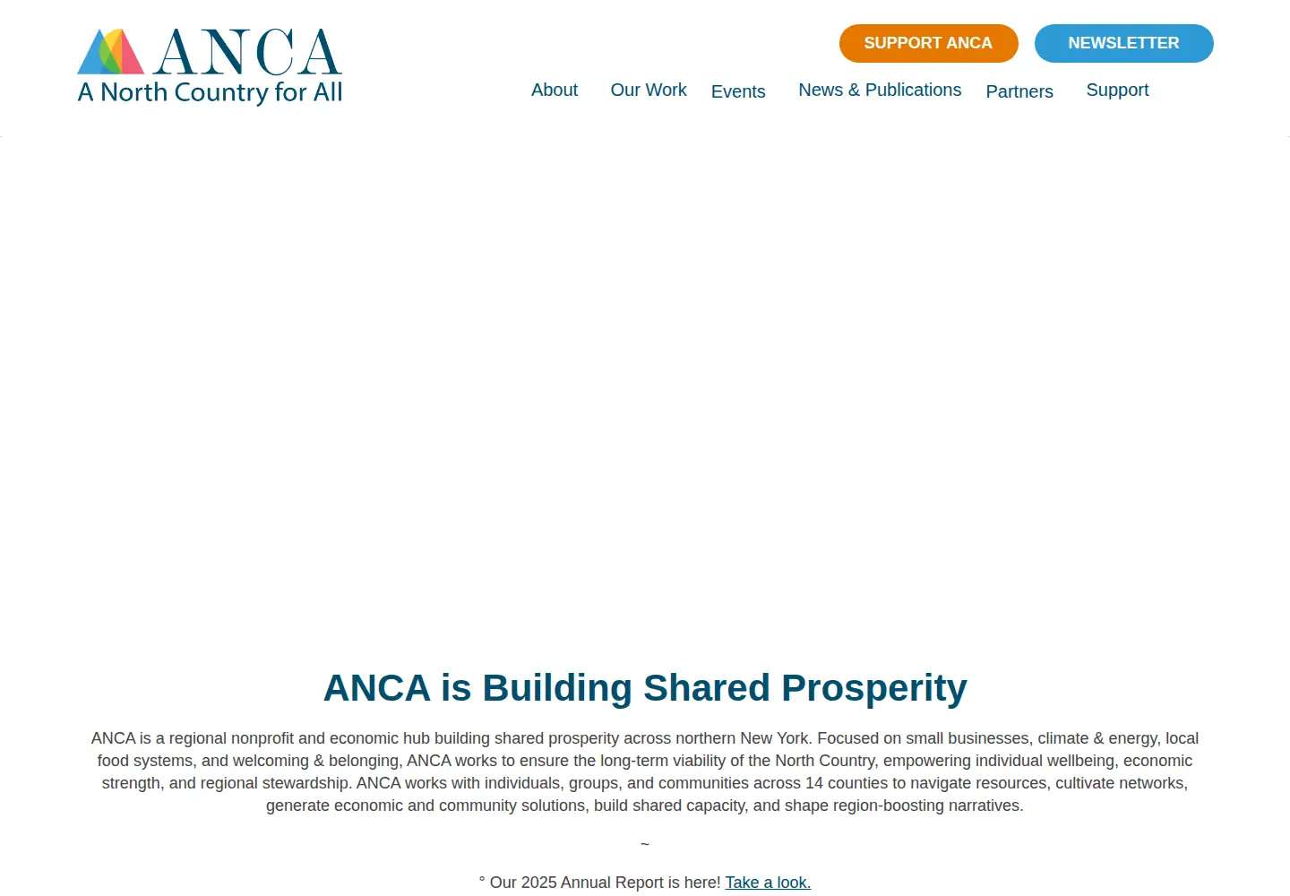 Screenshot of adirondack.org