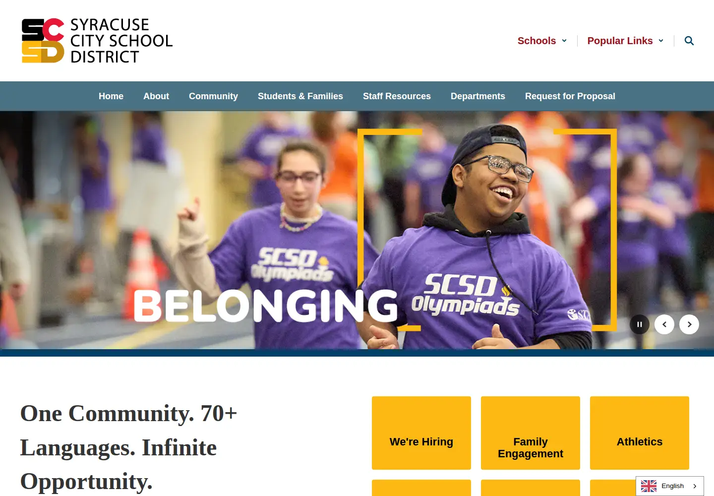 Screenshot of syracusecityschools.com