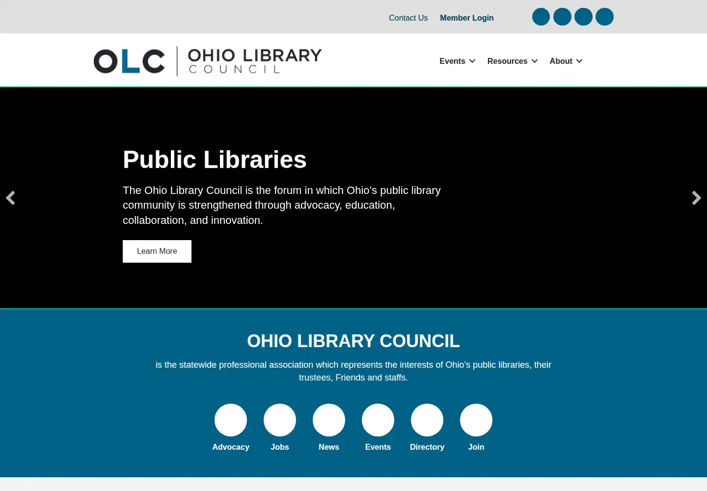 Screenshot of olc.org