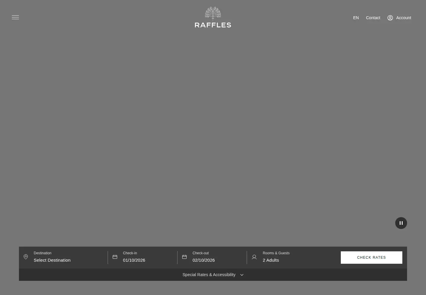 Screenshot of raffles.com