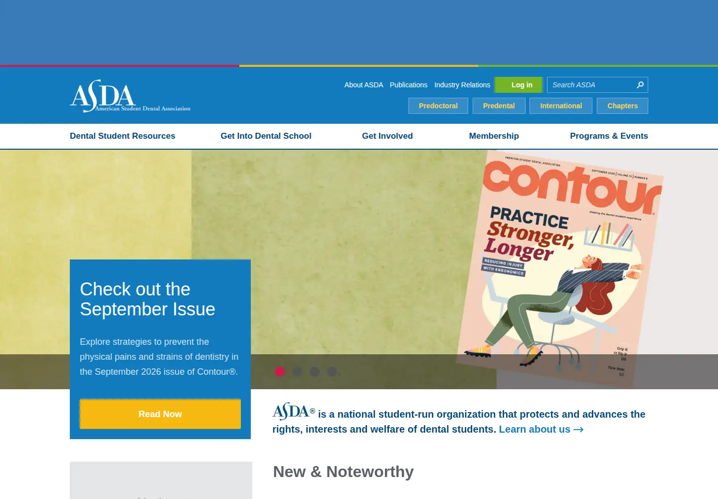 Screenshot of asdanet.org