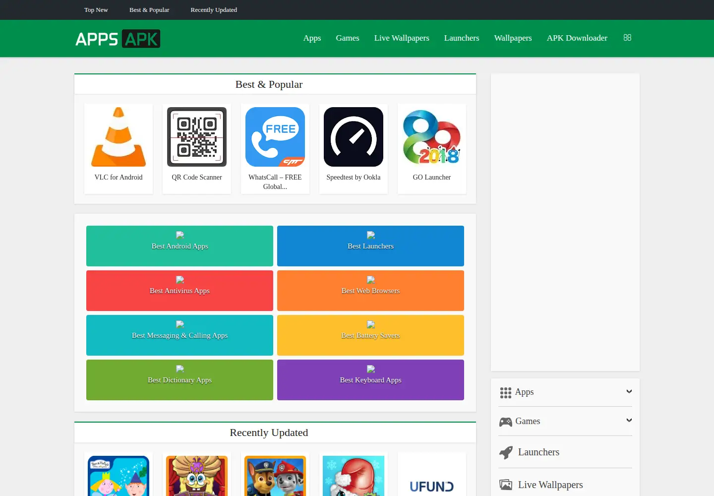 Screenshot of appsapk.com