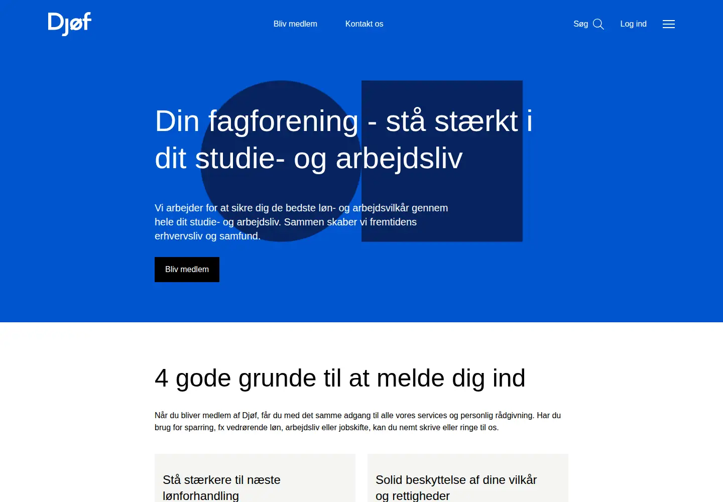 Screenshot of djoef.dk