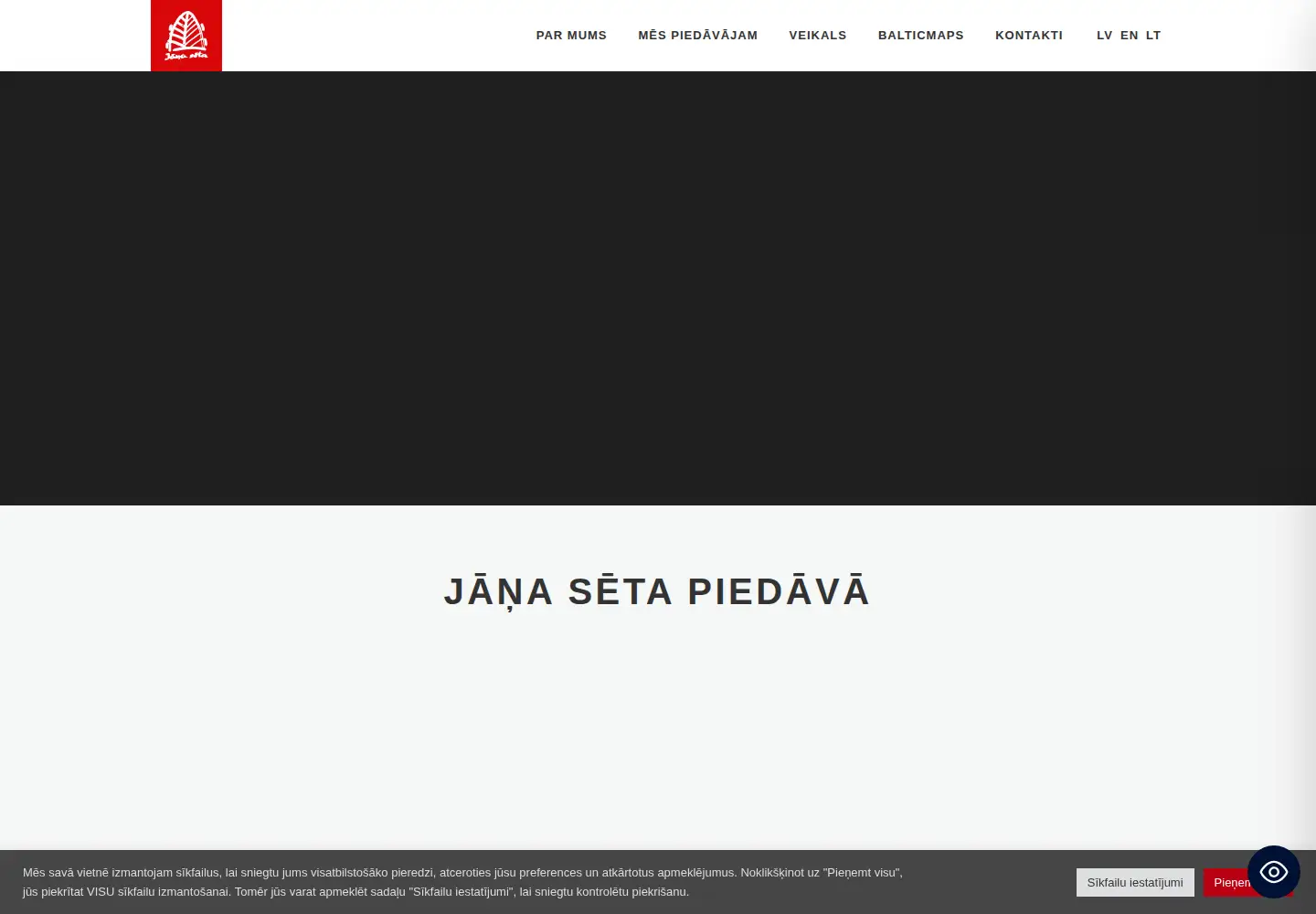 Screenshot of kartes.lv