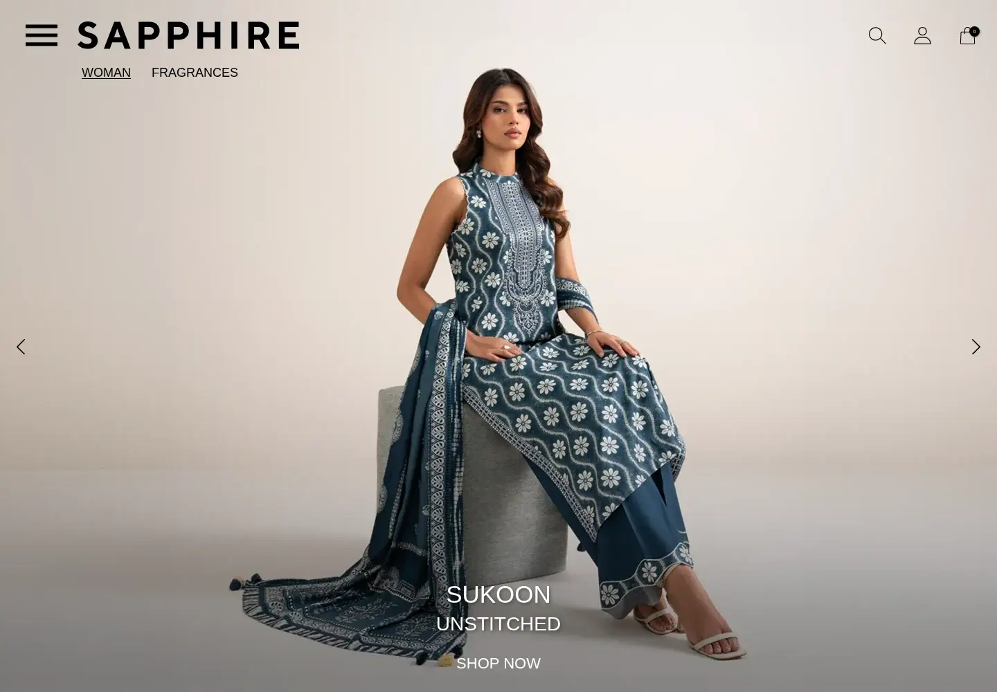 Screenshot of sapphireonline.pk