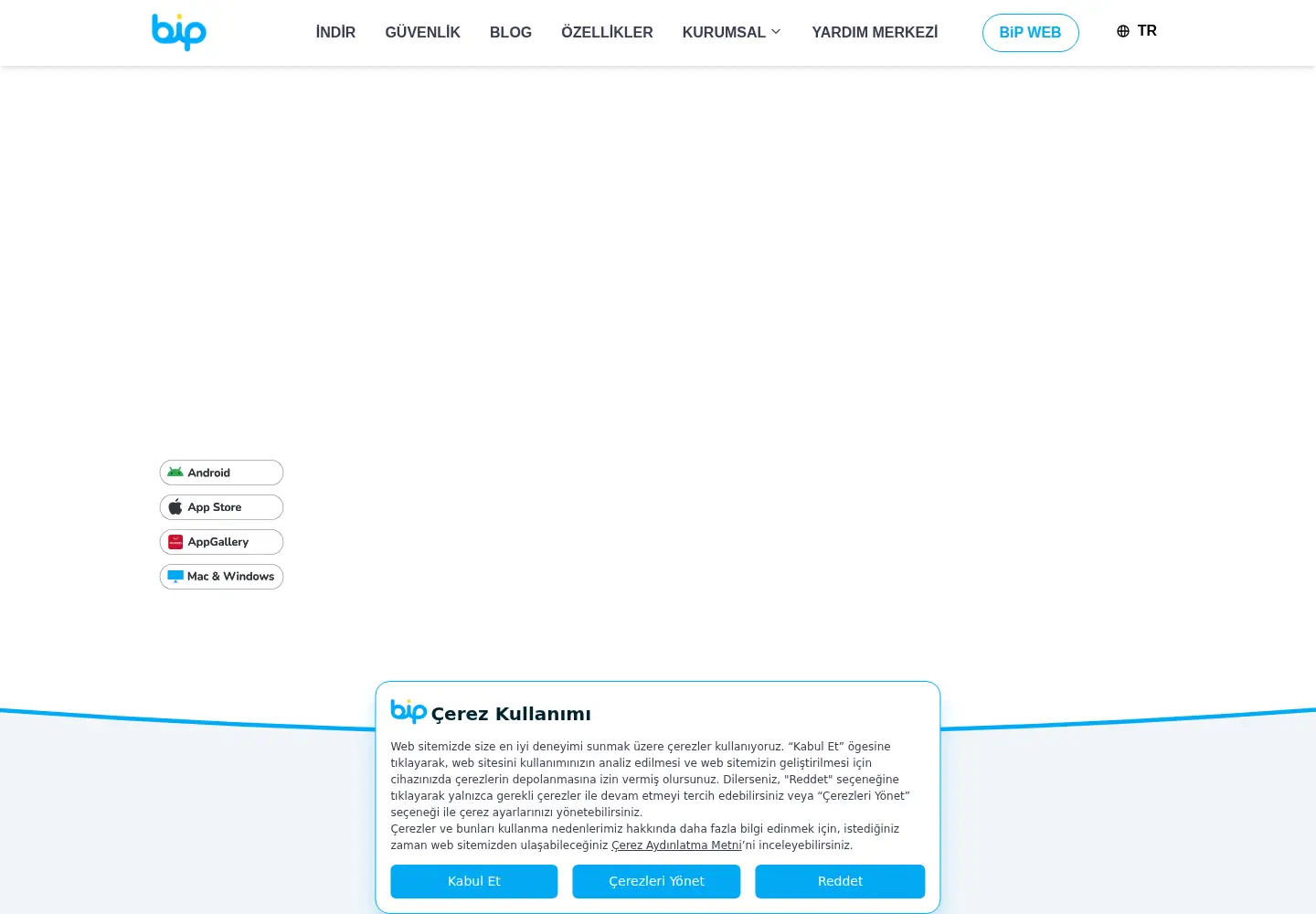 Screenshot of bip.com
