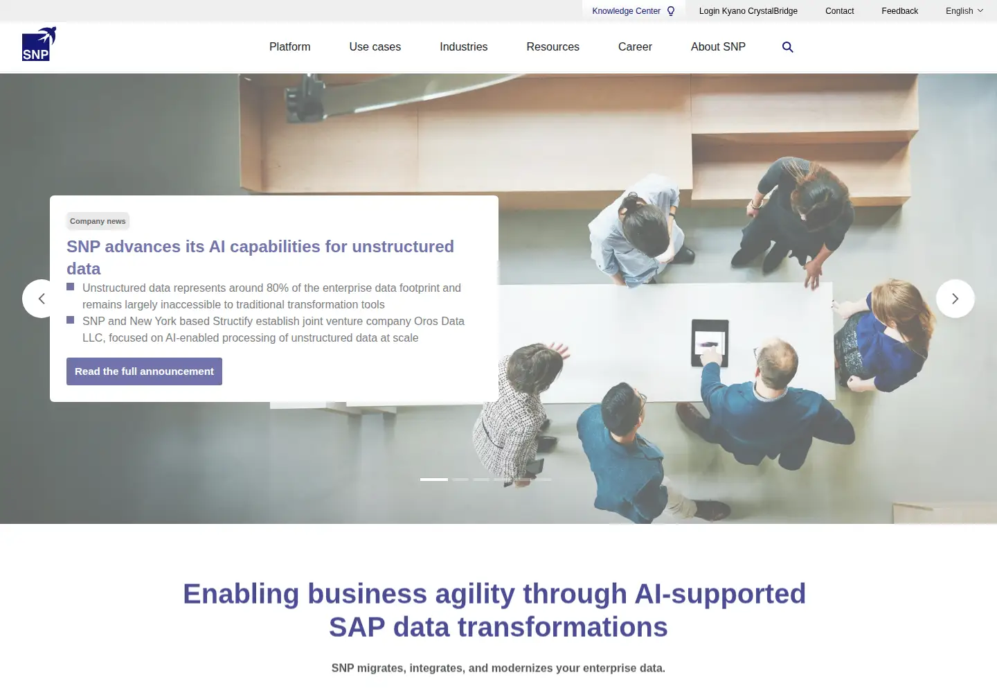 Screenshot of snpgroup.com