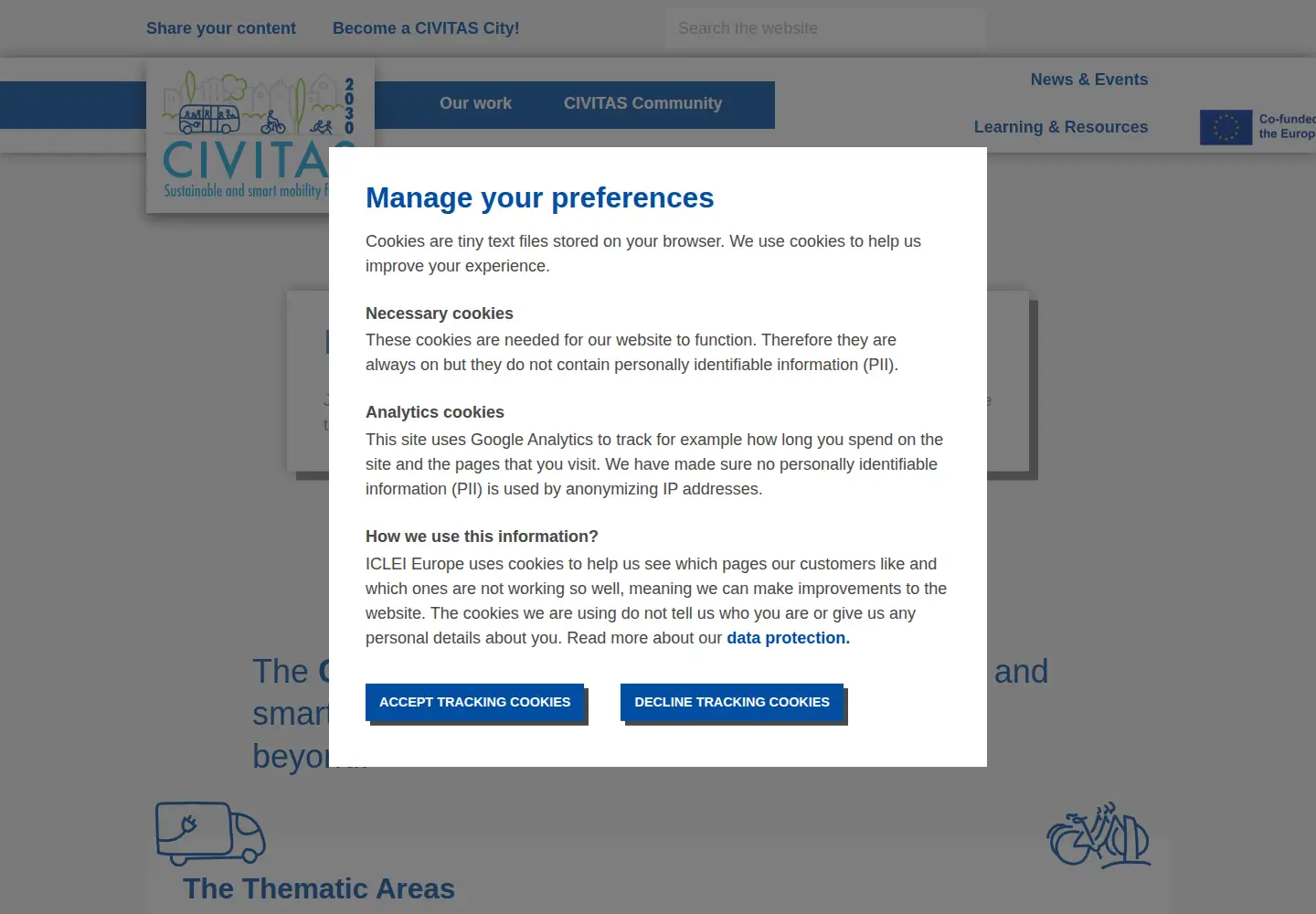 Screenshot of civitas.eu