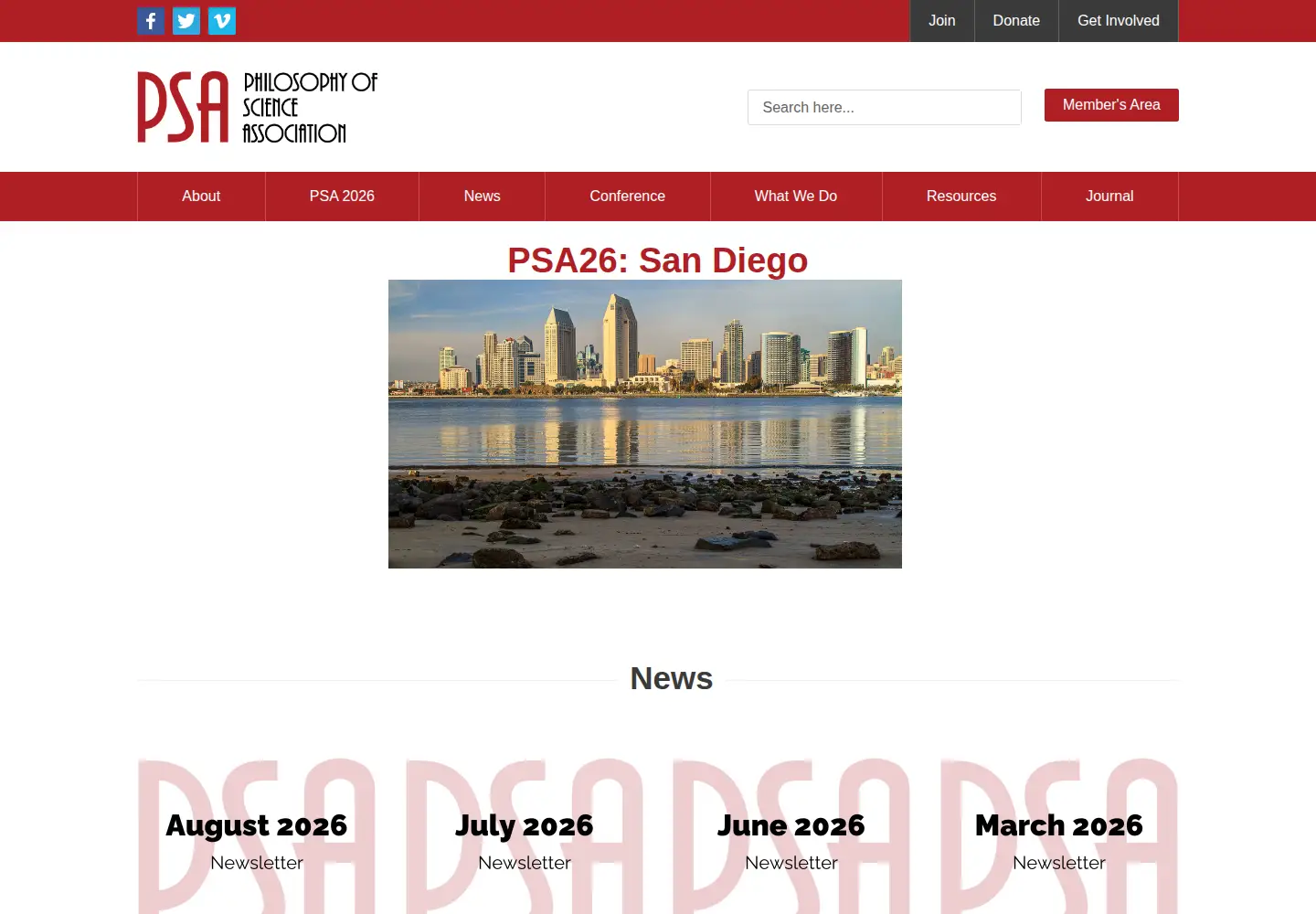 Screenshot of philsci.org