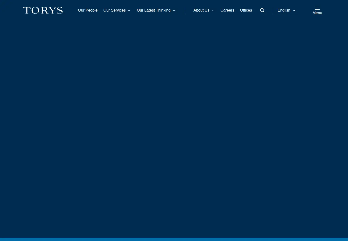 Screenshot of torys.com