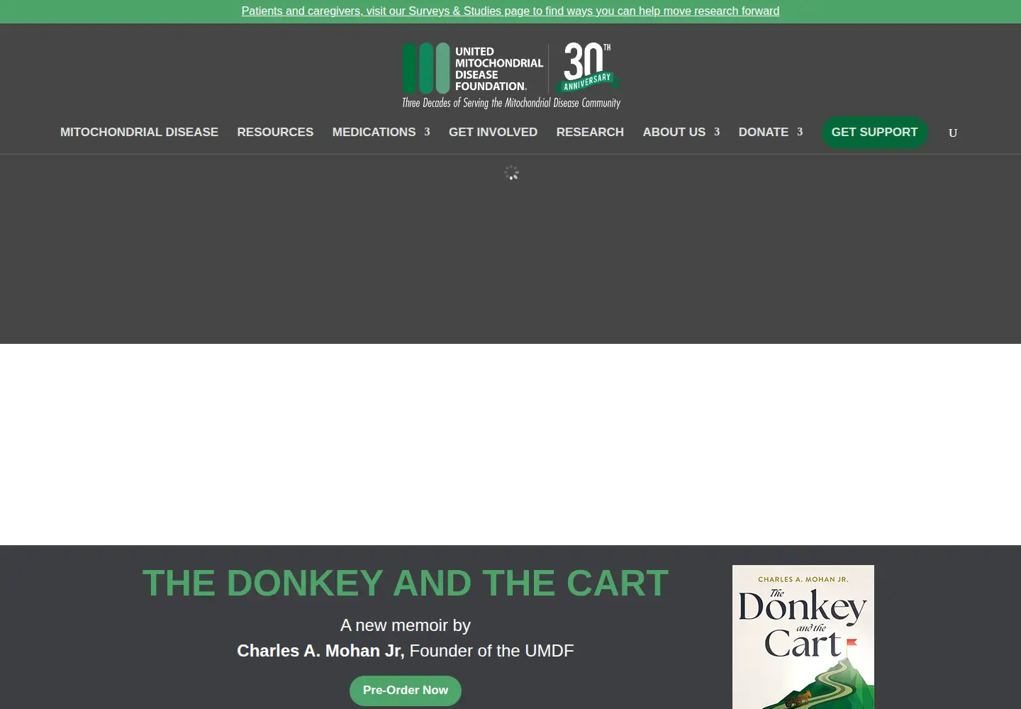 Screenshot of umdf.org