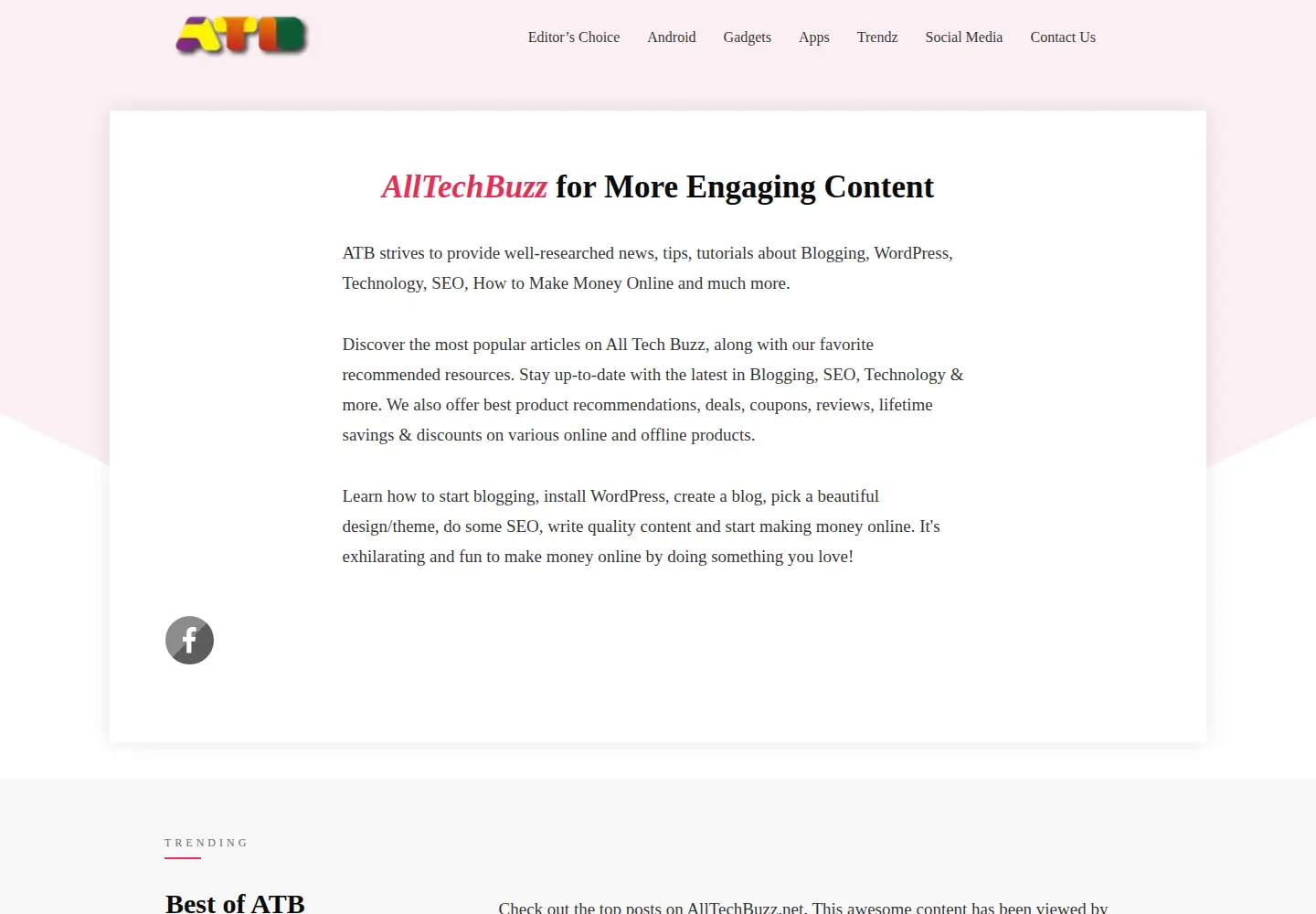 Screenshot of alltechbuzz.net