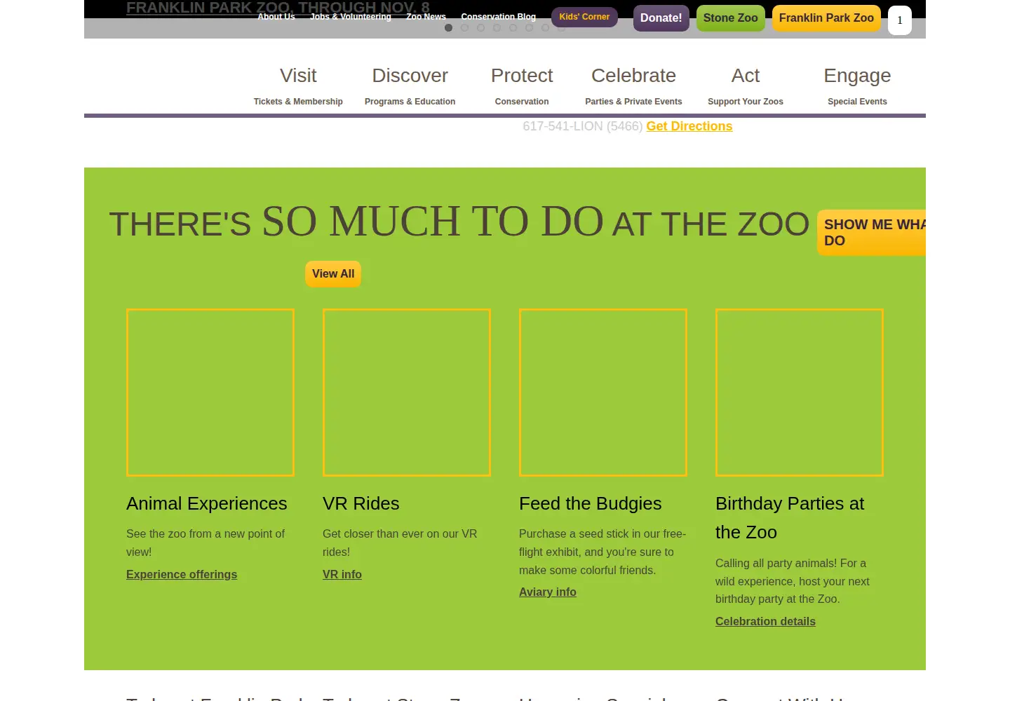 Screenshot of zoonewengland.org