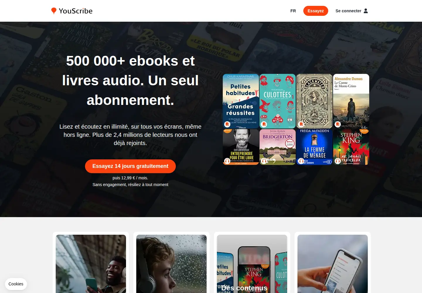 Screenshot of youscribe.com