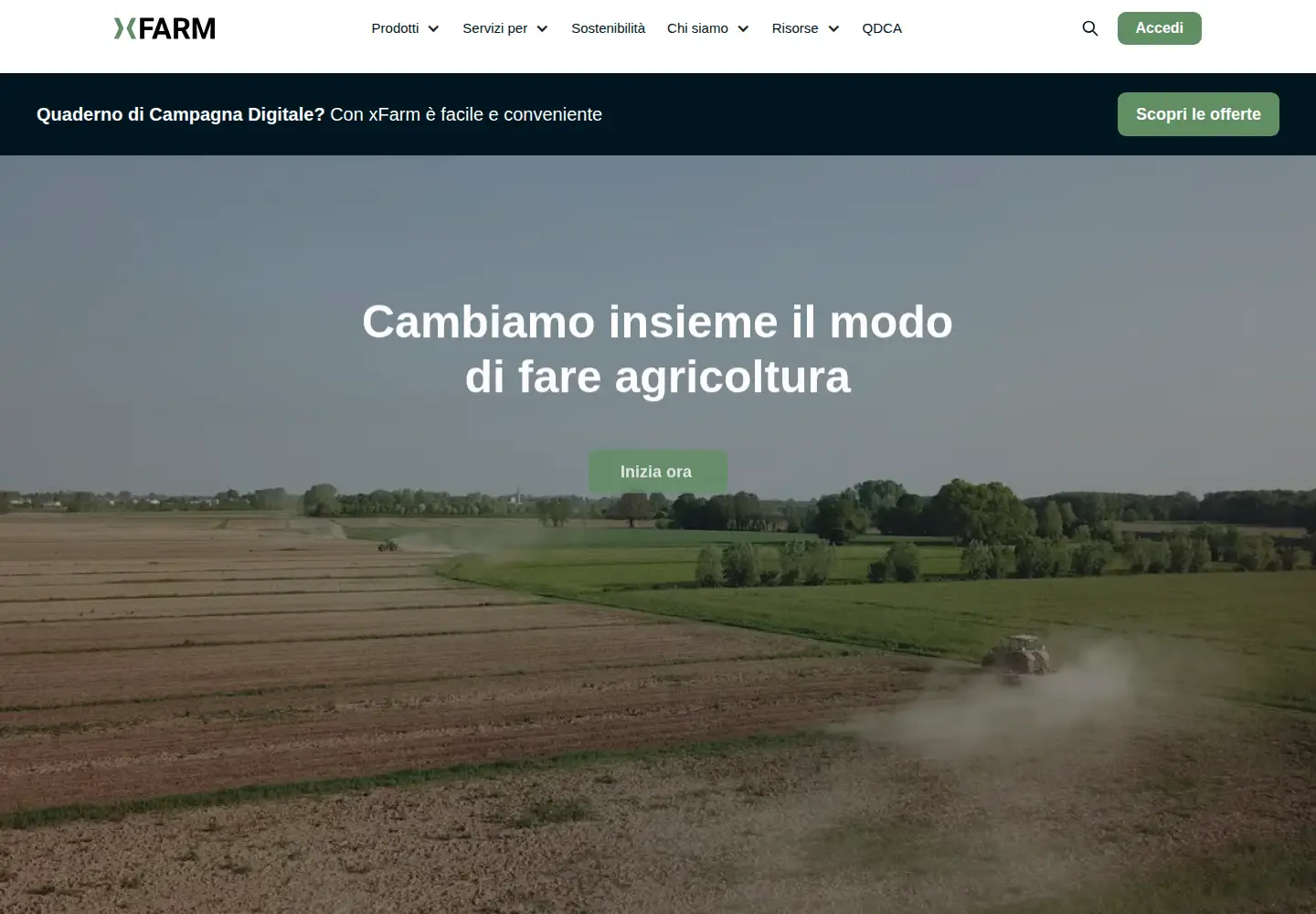Screenshot of xfarm.ag