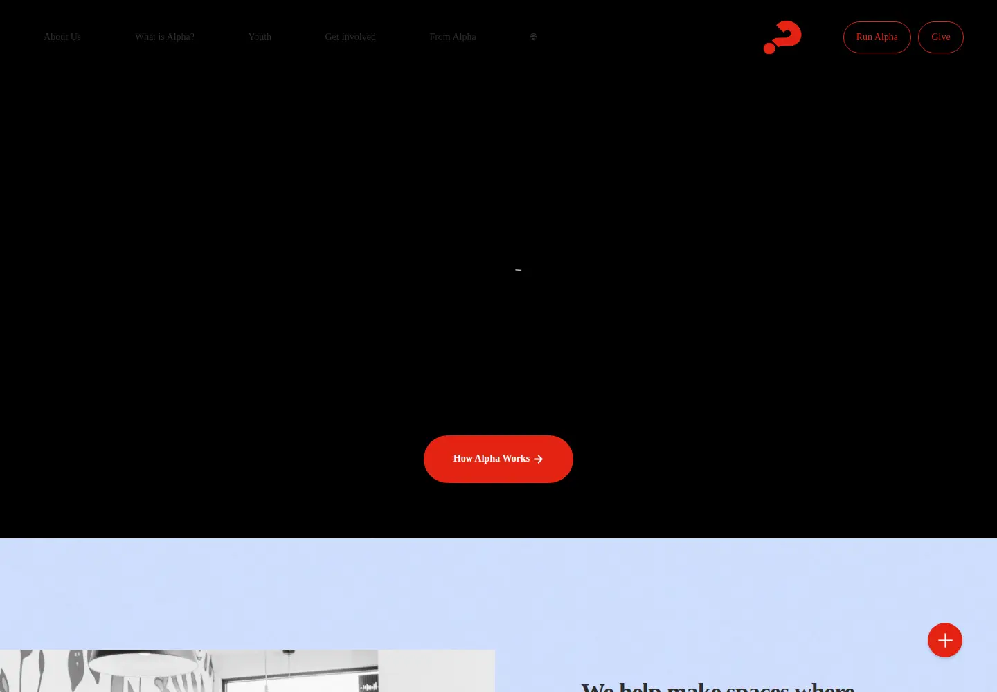 Screenshot of alpha.org