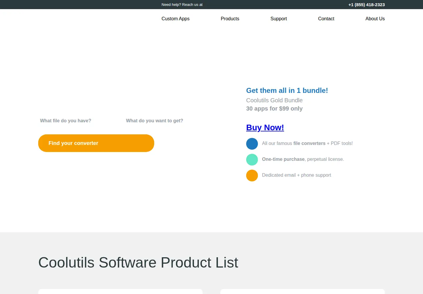 Screenshot of coolutils.com