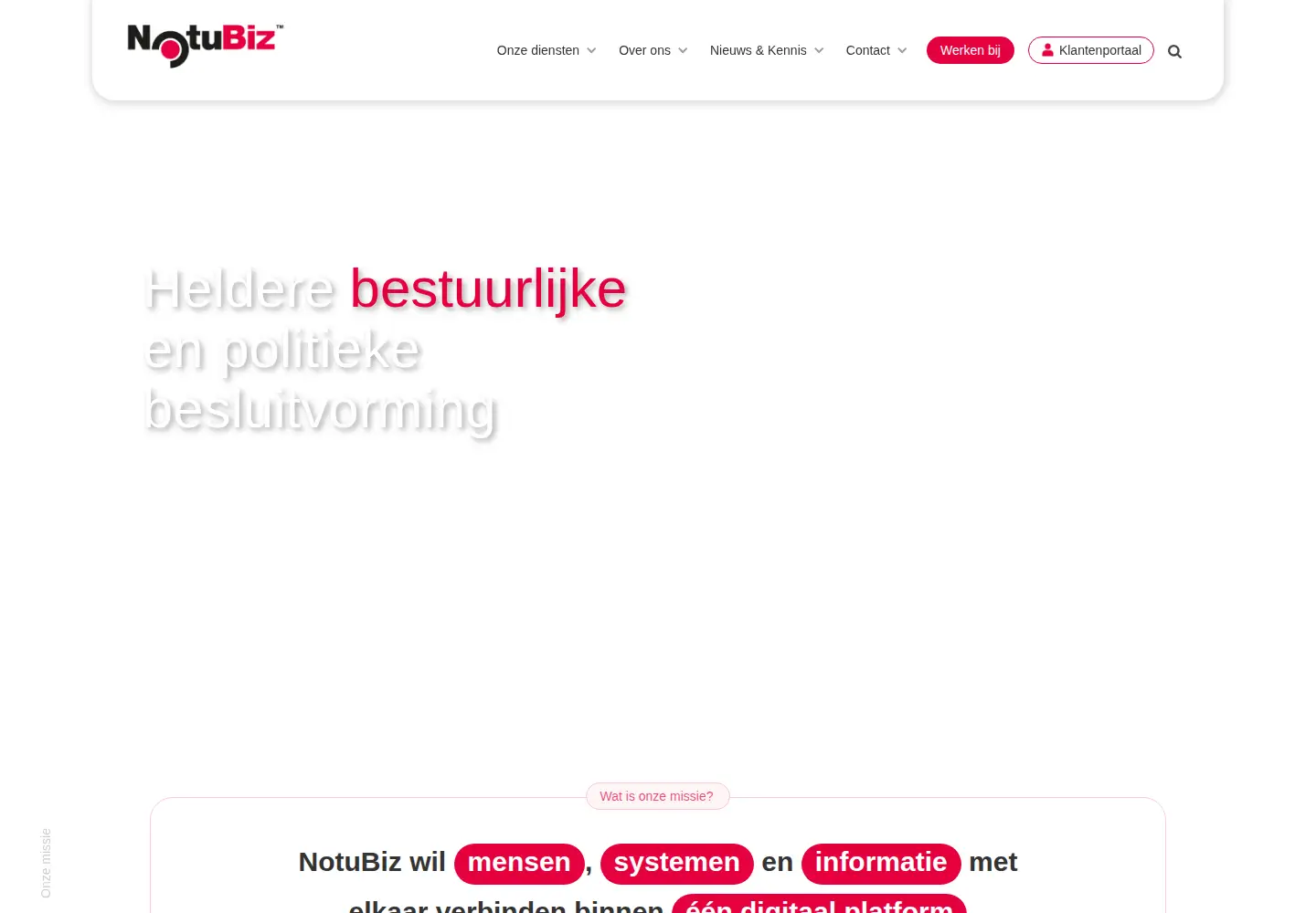 Screenshot of raadsinformatie.nl