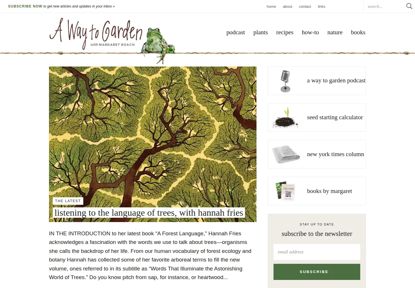 Screenshot of awaytogarden.com