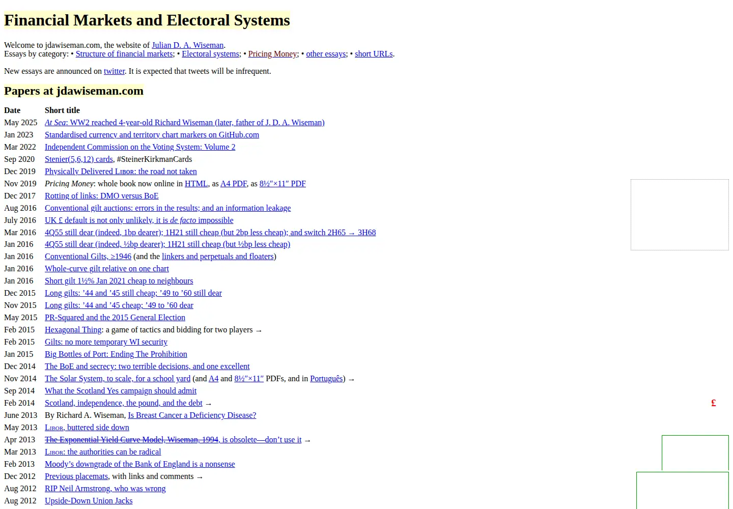Screenshot of jdawiseman.com