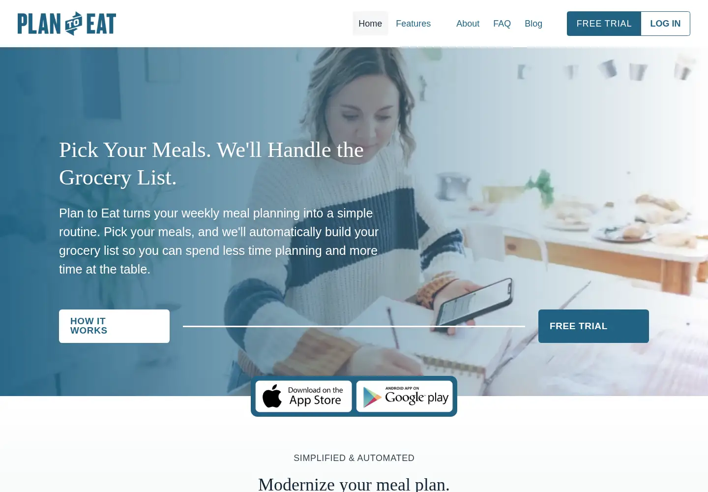 Screenshot of plantoeat.com