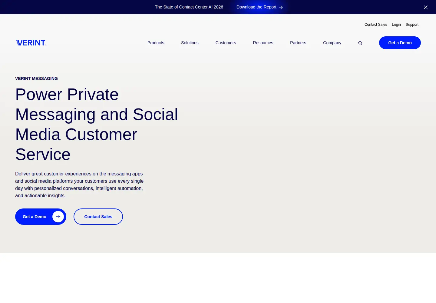 Screenshot of conversocial.com