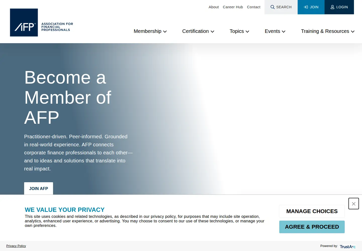 Screenshot of financialprofessionals.org