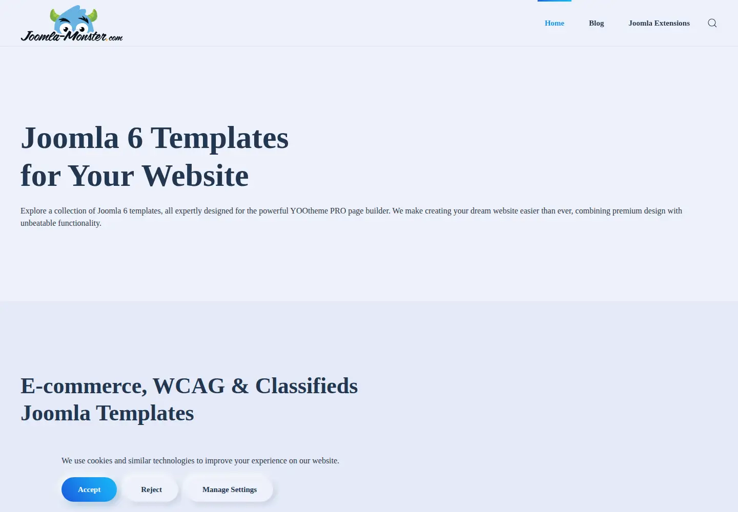 Screenshot of joomla-monster.com