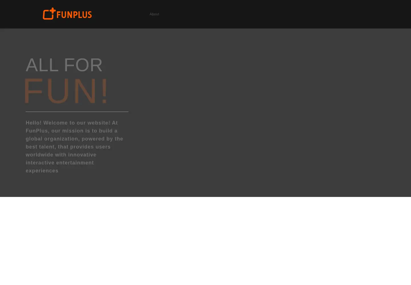 Screenshot of funplus.com