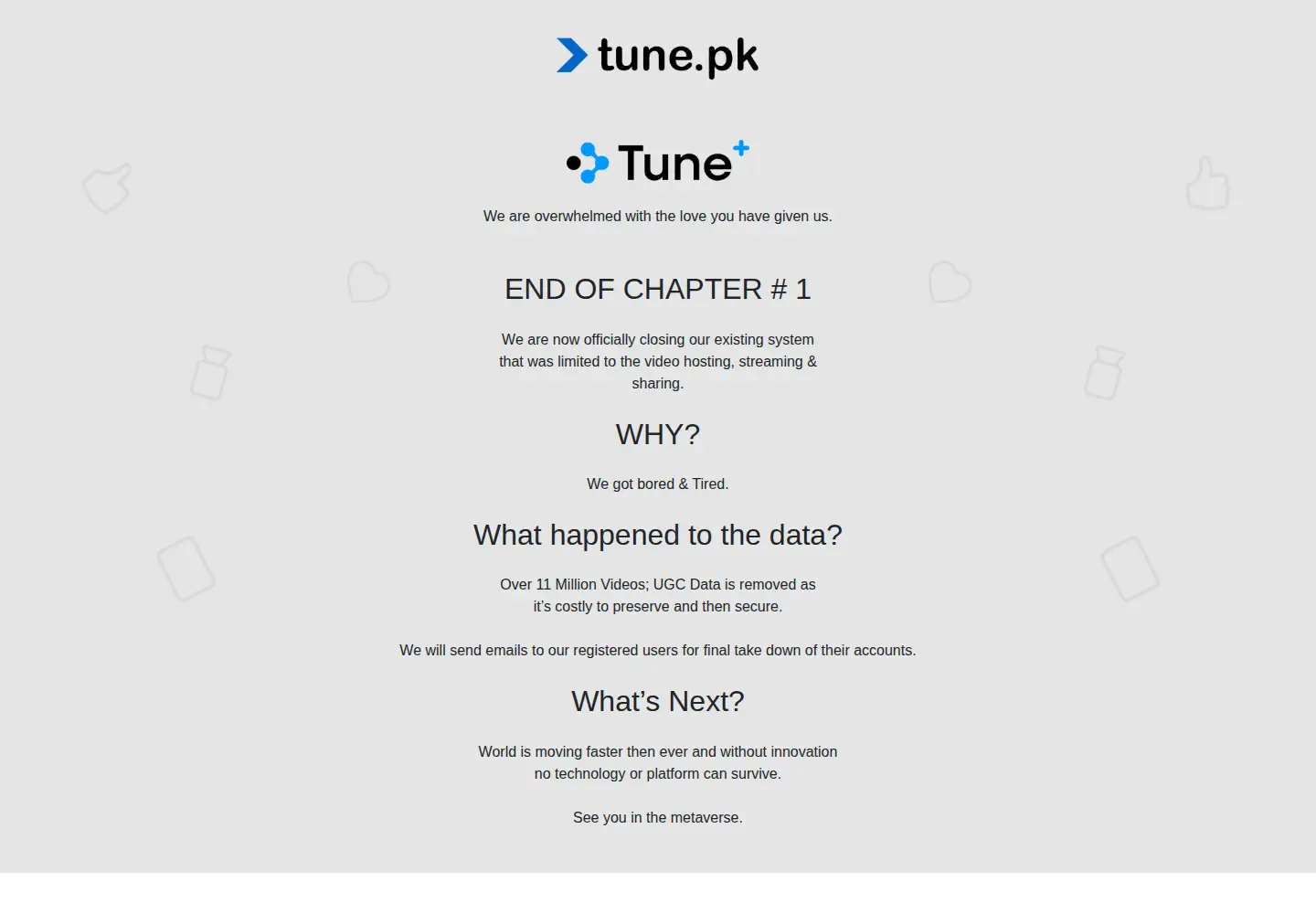 Screenshot of tune.pk